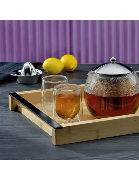 Plateau de Service Kiril S en Bambou - 43 x 27.5 cm