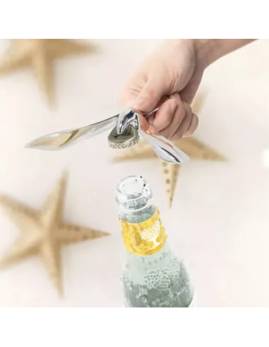 Décapsuleur Oiseau Tipsy à balancier - Chromé
