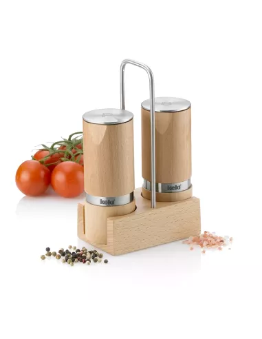 Ménagère Sel et Poivre - Kauri - Hêtre et Inox