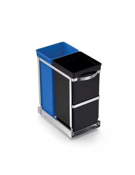 Poubelle Tri Sélectif Coulissante 35L - Simplehuman
