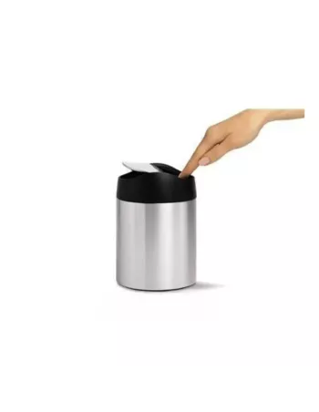 Poubelle ronde 1,5L à bascule - Simplehuman