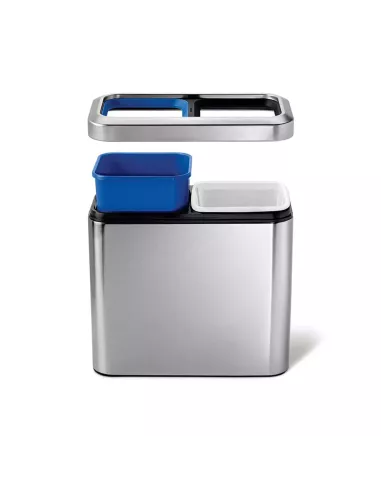 Poubelle de Tri de Bureau 20L Ouverte - Simplehuman
