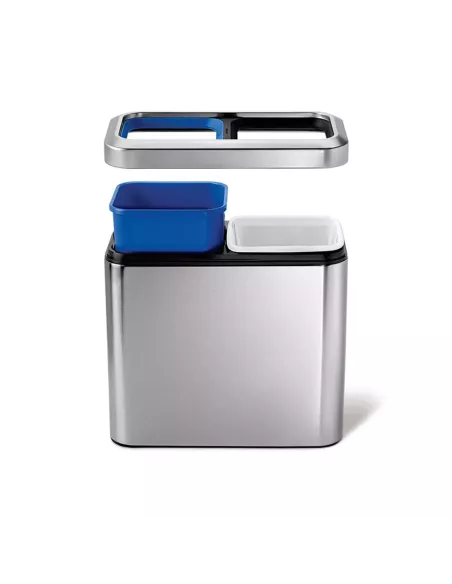 Poubelle de Tri de Bureau 20L Ouverte - Simplehuman
