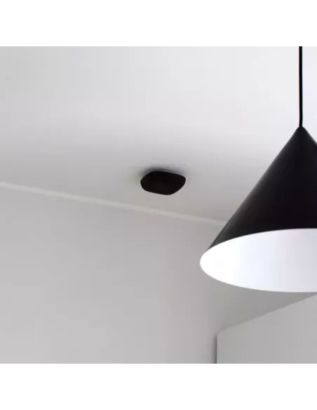 Détecteur Fumée Design Kupu 10, sans piles,  Noir