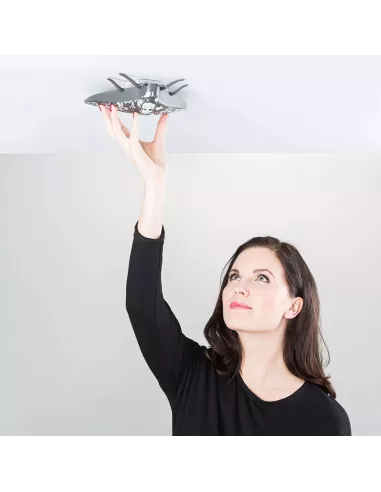 Détecteur de Fumée Design Papillon Lento 10 Noir