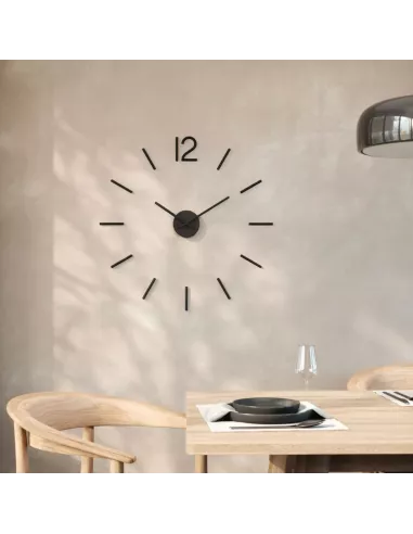 Grande Horloge Murale Blink noire
