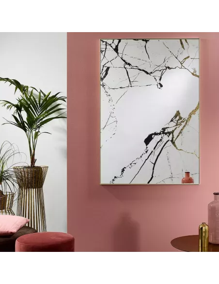 Miroir Rectangulaire Design Marble