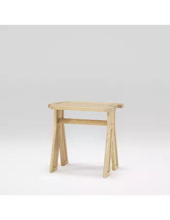 Tabouret table multibanqueta en chêne massif fait main
