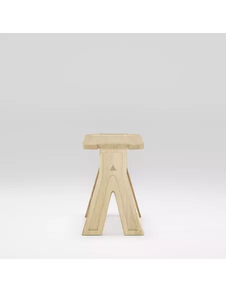 Tabouret en Chêne massif Multibanqueta - Fait main - Wewood