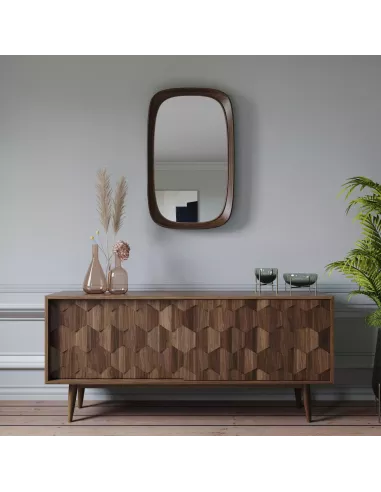 Buffet Scarpa - Noyer massif - Fait main