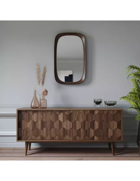 Buffet Scarpa - Noyer massif - Fait main