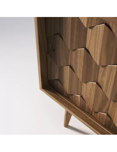 Buffet Scarpa - Noyer massif - Fait main