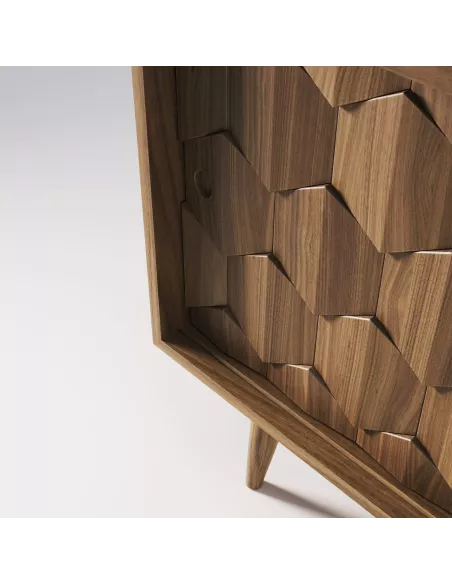 Buffet Scarpa - Noyer massif - Fait main