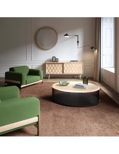 Buffet Scarpa - Chêne massif - Fait main