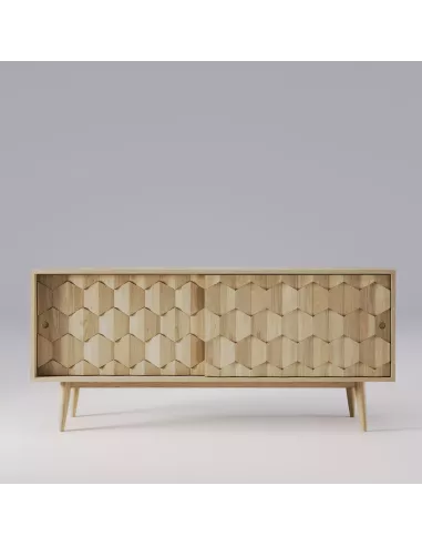 Buffet Scarpa - Chêne massif - Fait main