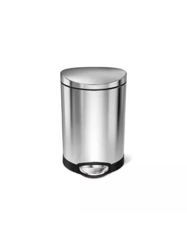 Poubelle forme demi-lune 6L acier brossé - Simplehuman