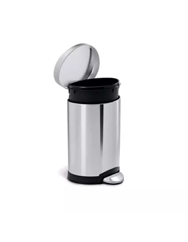 Poubelle forme demi-lune 6L acier brossé - Simplehuman