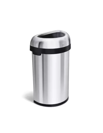 Poubelle de Bureau Demi Lune 60L Ouverte - Simplehuman