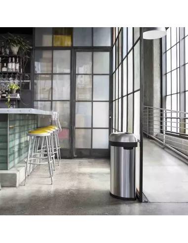 Poubelle de Bureau Demi Lune 60L Ouverte - Simplehuman