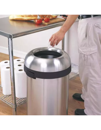 Poubelle de Bureau 60L Ronde Ouverte - Simplehuman 2