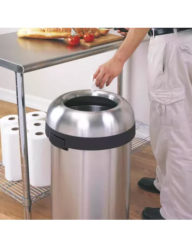 Poubelle de Bureau 60L Ronde Ouverte - Simplehuman