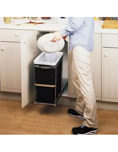 Poubelle Cuisine Coulissante 30L - Simplehuman