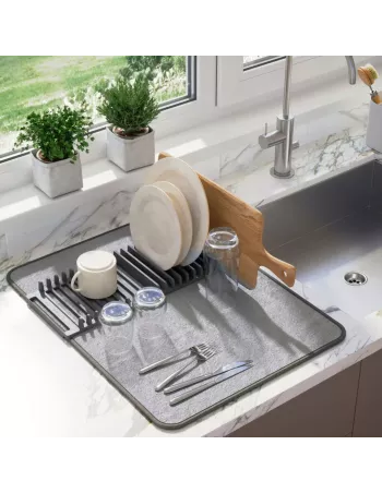 Tapis égouttoir pliable UDRY et amovible de la marque Umbra 2