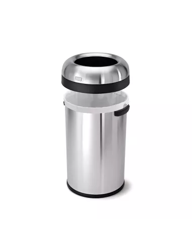 Poubelle 80L ronde ouverte - Simplehuman