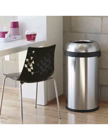 Poubelle 80L ronde ouverte - Simplehuman 2