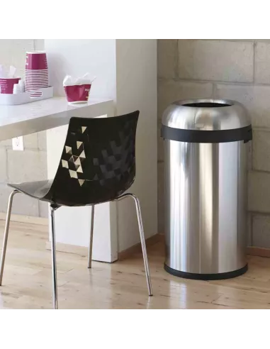 Poubelle 80L ronde ouverte - Simplehuman