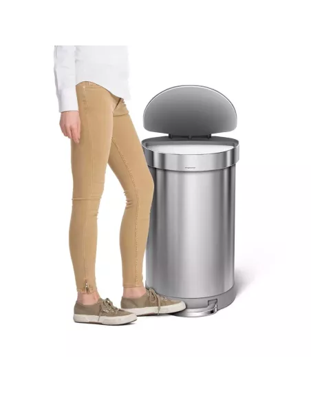 Poubelle 45L demi-lune à pédale - Simplehuman