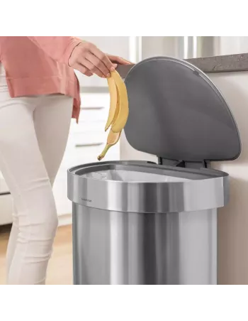 Poubelle 45L demi-lune à pédale - Simplehuman 2