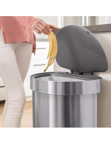 Poubelle 45L demi-lune à pédale - Simplehuman