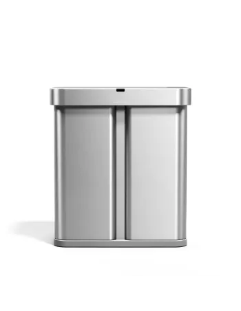 Poubelle 34L+24L détection vocale - mouvement - Simplehuman