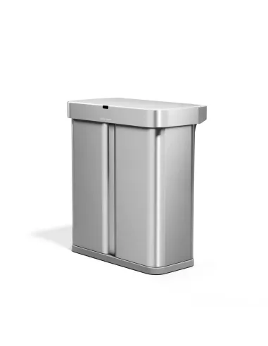 Poubelle 34L+24L détection vocale - mouvement - Simplehuman