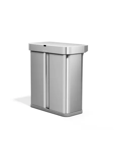 Poubelle 34L+24L détection vocale - mouvement - Simplehuman