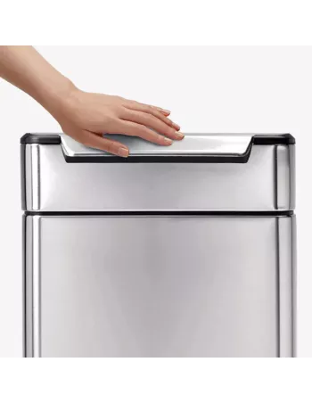 Poubelle 30L à Touch-bar rectangulaire - Simplehuman 2