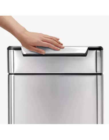 Poubelle 30L à Touch-bar rectangulaire - Simplehuman