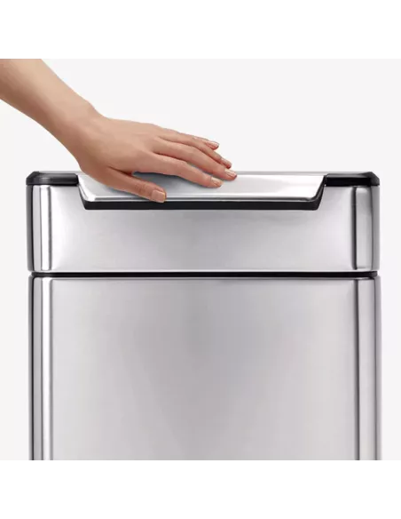 Poubelle 30L à Touch-bar rectangulaire - Simplehuman