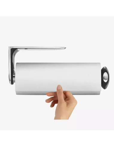 Porte Essuie Tout Mural Inox Brillant  (l 23cm) - Simplehuman