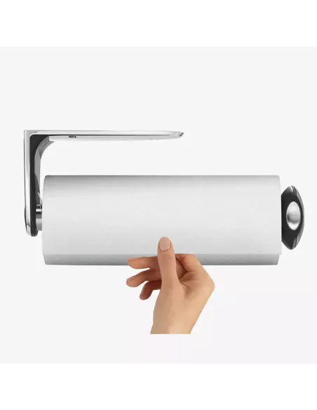Porte Essuie Tout Mural Inox Brillant  (l 23cm) - Simplehuman