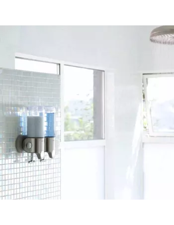 Pompe à Savon Murale Double Professionnelle - Simplehuman 2