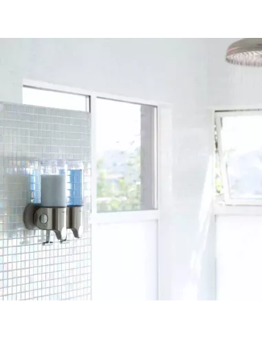 Pompe à Savon Murale Double Professionnelle - Simplehuman