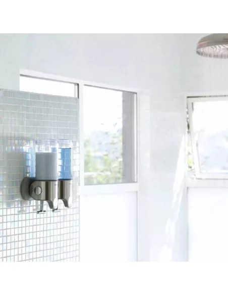 Pompe à Savon Murale Double Professionnelle - Simplehuman