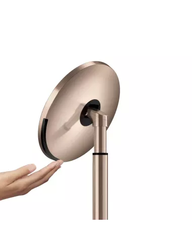 Miroir Grossissant X5 à capteur - Rose doré - Simplehuman