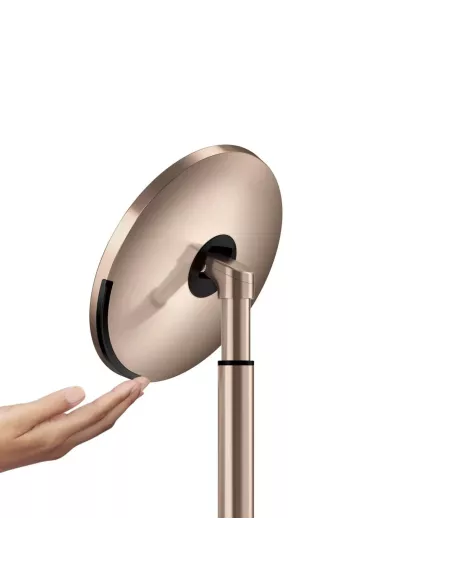 Miroir Grossissant X5 à capteur - Rose doré - Simplehuman