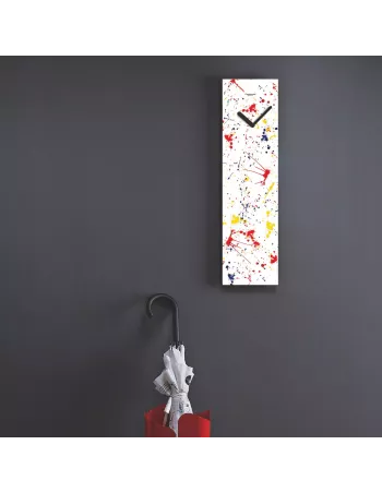Horloge design inspirée par l'artiste Jackson POLLOCK fabrication Italienne Créativando 2