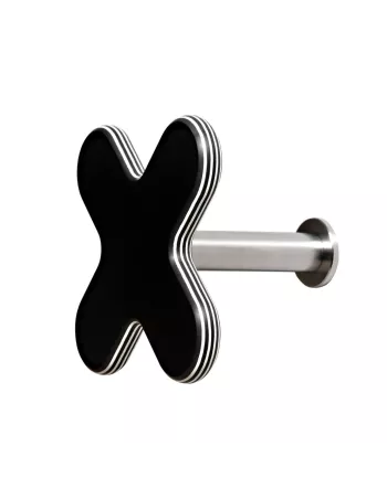 Patère murale en forme de X fabrication Italienne Créativando