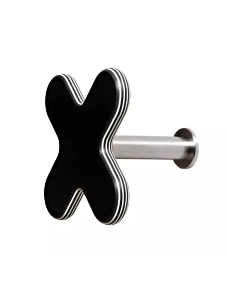 Patère murale en forme de X fabrication Italienne Créativando