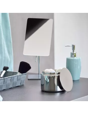 Boîte à Coton Faber - Inox Brillant 2